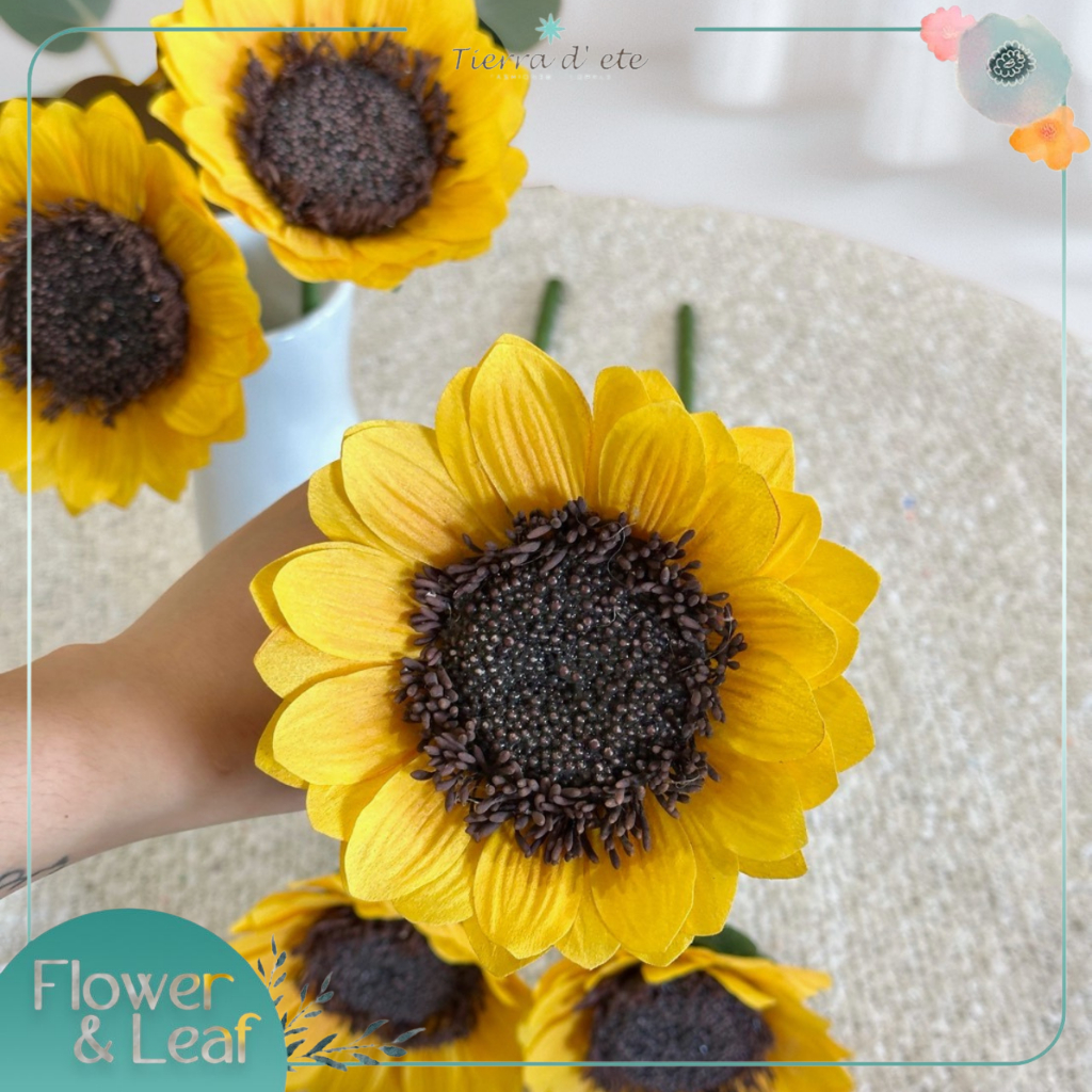 TIERRA ดอกทานตะวัน ดอกไม้ประดิษฐ์