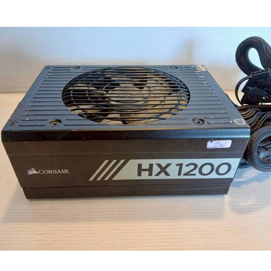 POWER SUPPLY (อุปกรณ์จ่ายไฟ) CORSAIR HX1200 - 1200W 80 PLUS PLATINUM (CP-9020140-NA) (BLACK) (ATX)