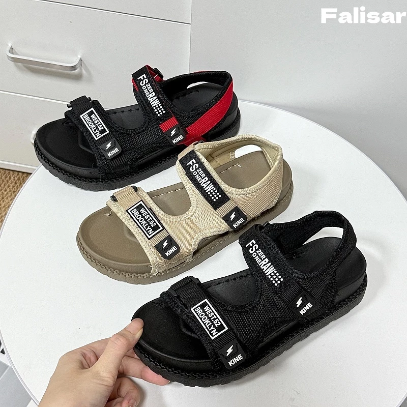Falisar รอเท้าแตะหญิง ลายเกาหลี กันน้ำป้องกันลื่น พื้นหนา 3 ซม 3 สีฮิต ไซส์ 36-41 พร้อมส่ง รุ่น 092
