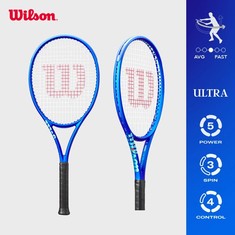 Wilson ULTRA Team V5 ไม้เทนนิส Pre-strung (ไม้ขึ้นเอ็นแล้ว) WR190010U2 Official Store