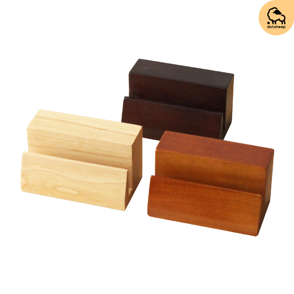 Dotsheep แท่นวางโชว์ปกไวนิล ที่วางแผ่นเสียง (เล็ก) ขาตั้งแผ่นเสียงไวนิล ไม้ สไตล์มินิมอล ไม้จริง