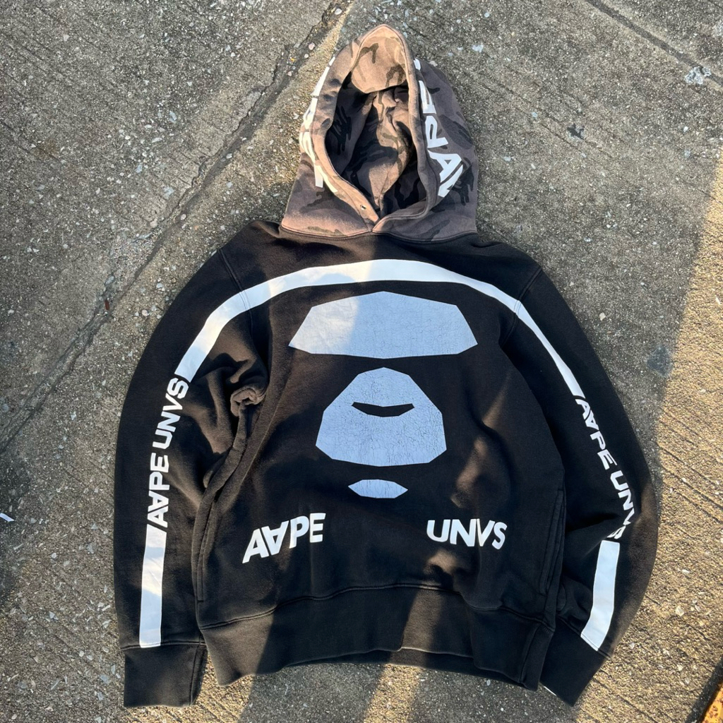 AAPE HOODIE ของแท้มือสองสภาพใหม่มือหนึ่ง