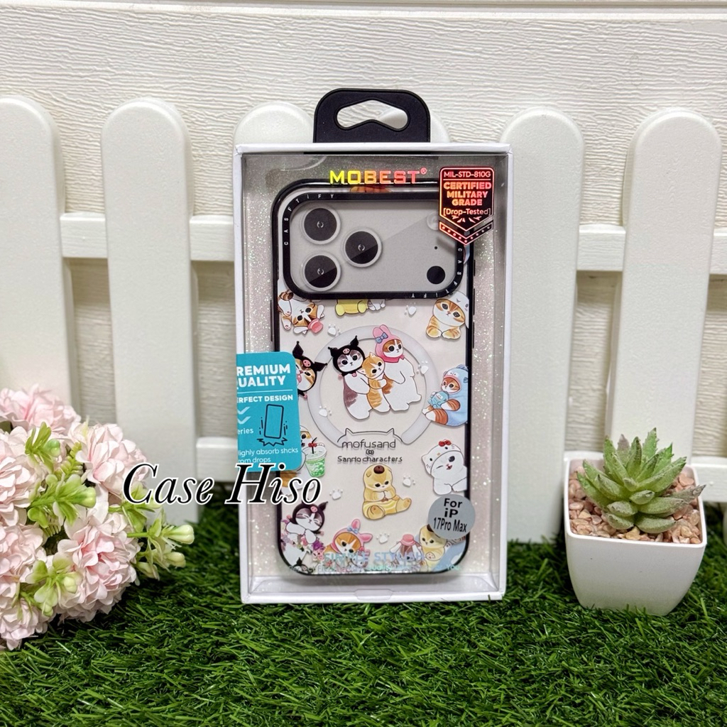 🎉Mobest เคสลายน้องแมว มีแม่เหล็กชาร์จ รองรับการชาร์จแบบไร้สาย สำหรับรุ่น iP17 17pro 17promax 16 pro max 15 pro max 15 ราคาถูก Shopee Lazada