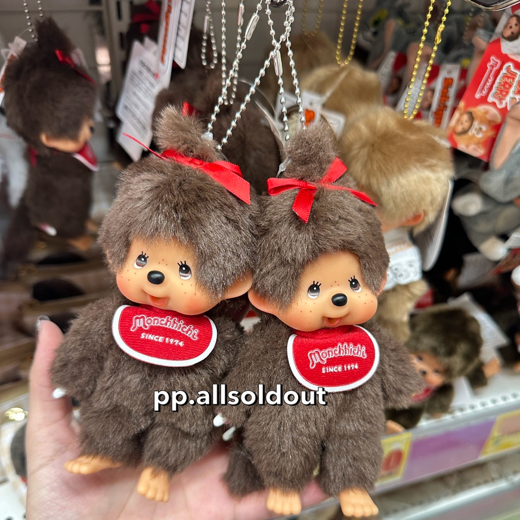 พร้อมส่ง ของแท้ จากญี่ปุ่น ใช้โค้ดลดได้ พวงม่อนชิชิ พวงกุญแจม่อนชิ พวง monchhichi keychain ออริ orig