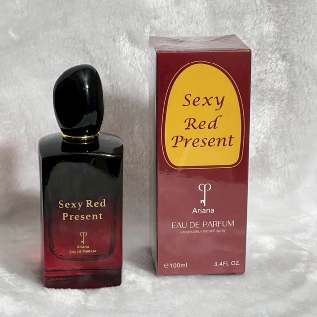 น้ำหอมนำเข้า Ariana Unique Love / Sexy Red Present สิแดง100ml.