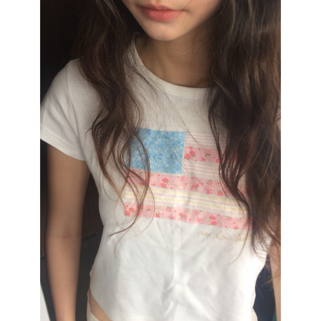 audorhe | Flag babytee & off-shoulder