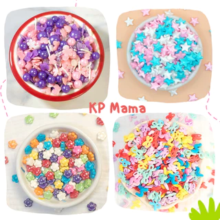 KP Mama น้ำตาล เม็ดมุก Sprinkles 25-50 กรัม/ถุง แต่งหน้าเค้ก คุกกี้ โดนัท ไอติม เค้กป๊อบ บราวนี่หรืออื่น ๆ