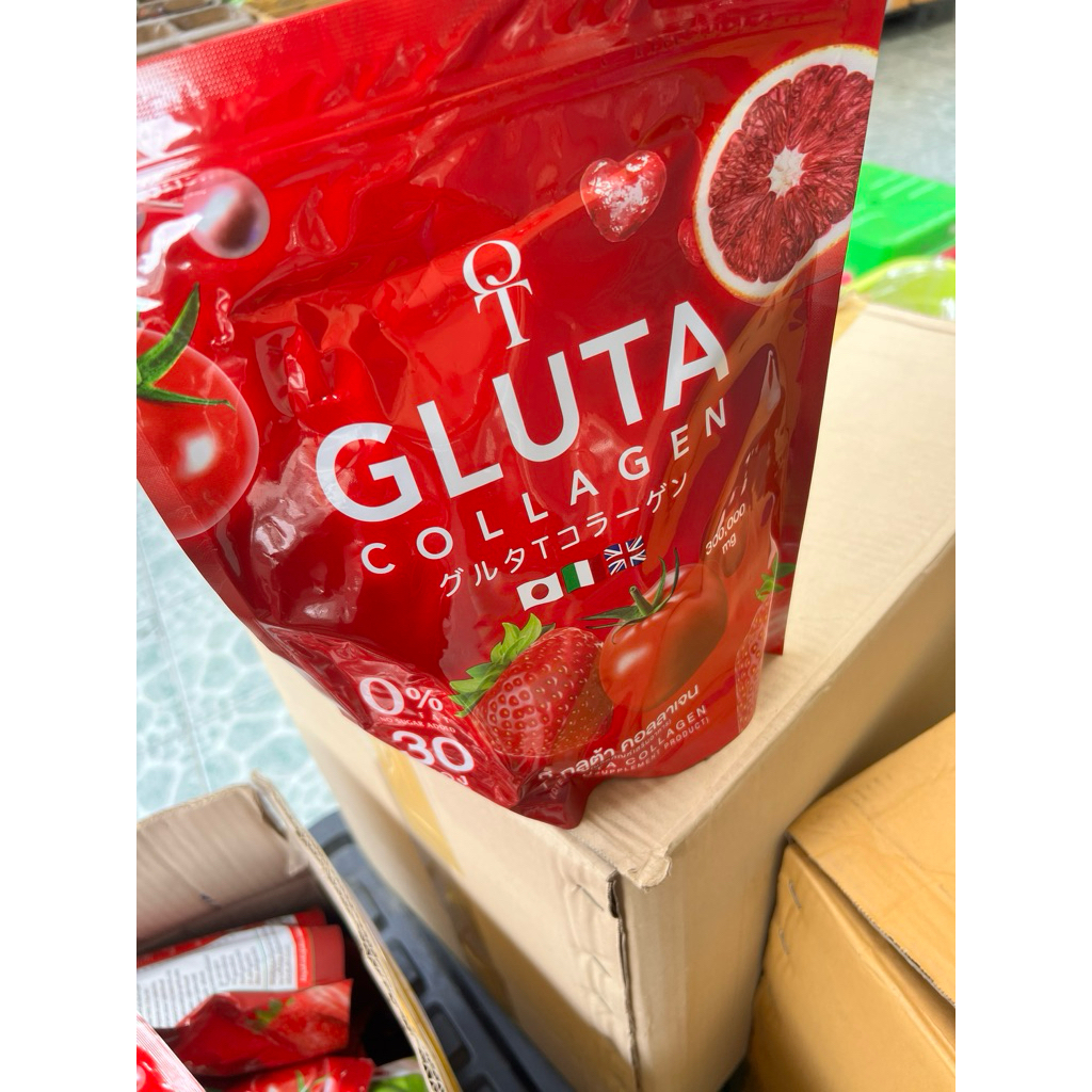 พร้อมส่ง(1 ห่อ 30 ซอง) T Gluta Collagen ที กลูต้า คอลลาเจน