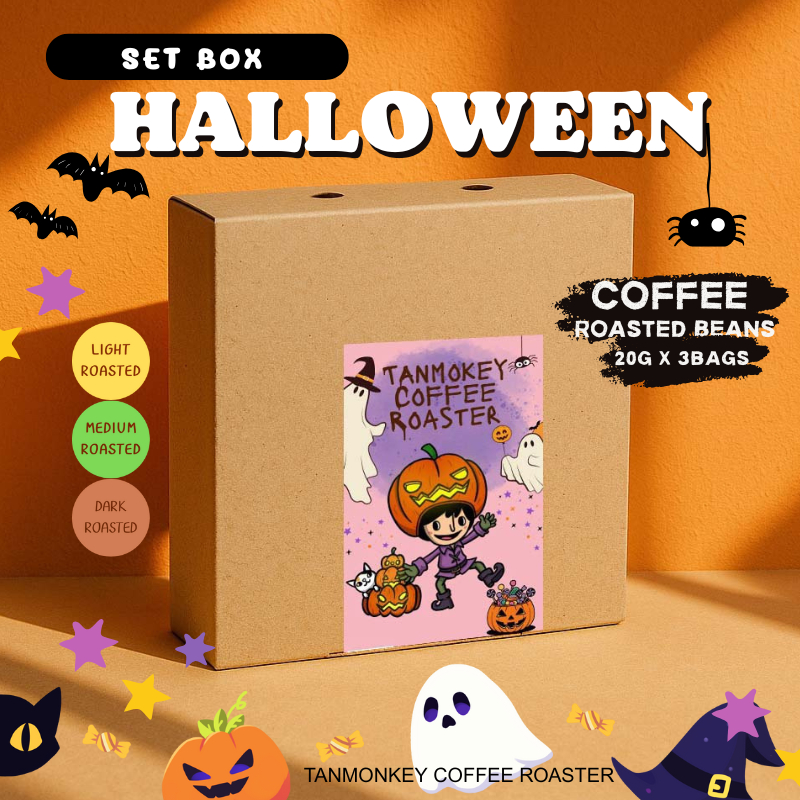 Tanmonkey Set Box Coffee 20g (Light/Medium/Dark)