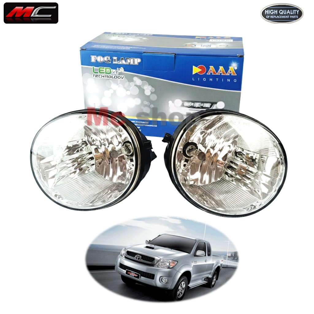 ไฟตัดหมอก วีโก้ VIGO ฟอร์จูนเนอร์ FORTUNER โคมไฟตัดหมอก  รุ่น ปี 2005 - 2014 งานดี * แพ็ค 1คู่ *TY-013B*