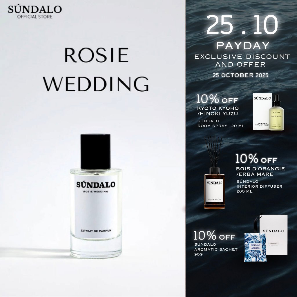 SUNDALO ROSIE WEDDING SIZE 50 ML.