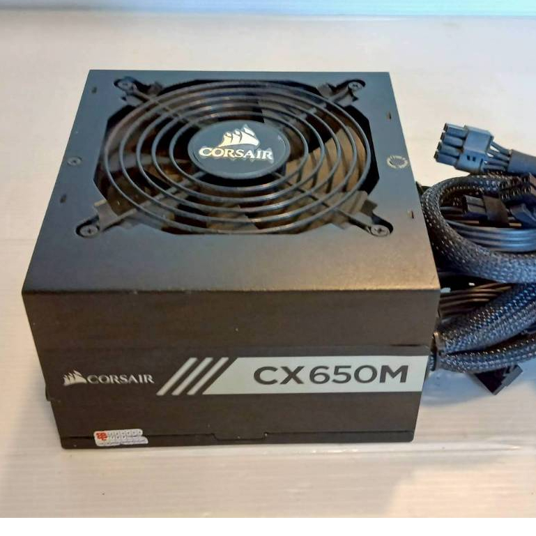 POWER SUPPLY (อุปกรณ์จ่ายไฟ) CORSAIR 650W CX650M 80 PLUS BRONZE