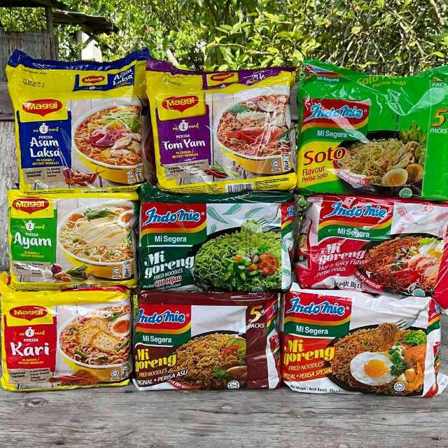 มาม่านำเข้าขายดีสุดแบรนMaggi เป็นมาม่าน้ำ และแบรนด์ อินโดมีเป็นมาม่าแห้ง