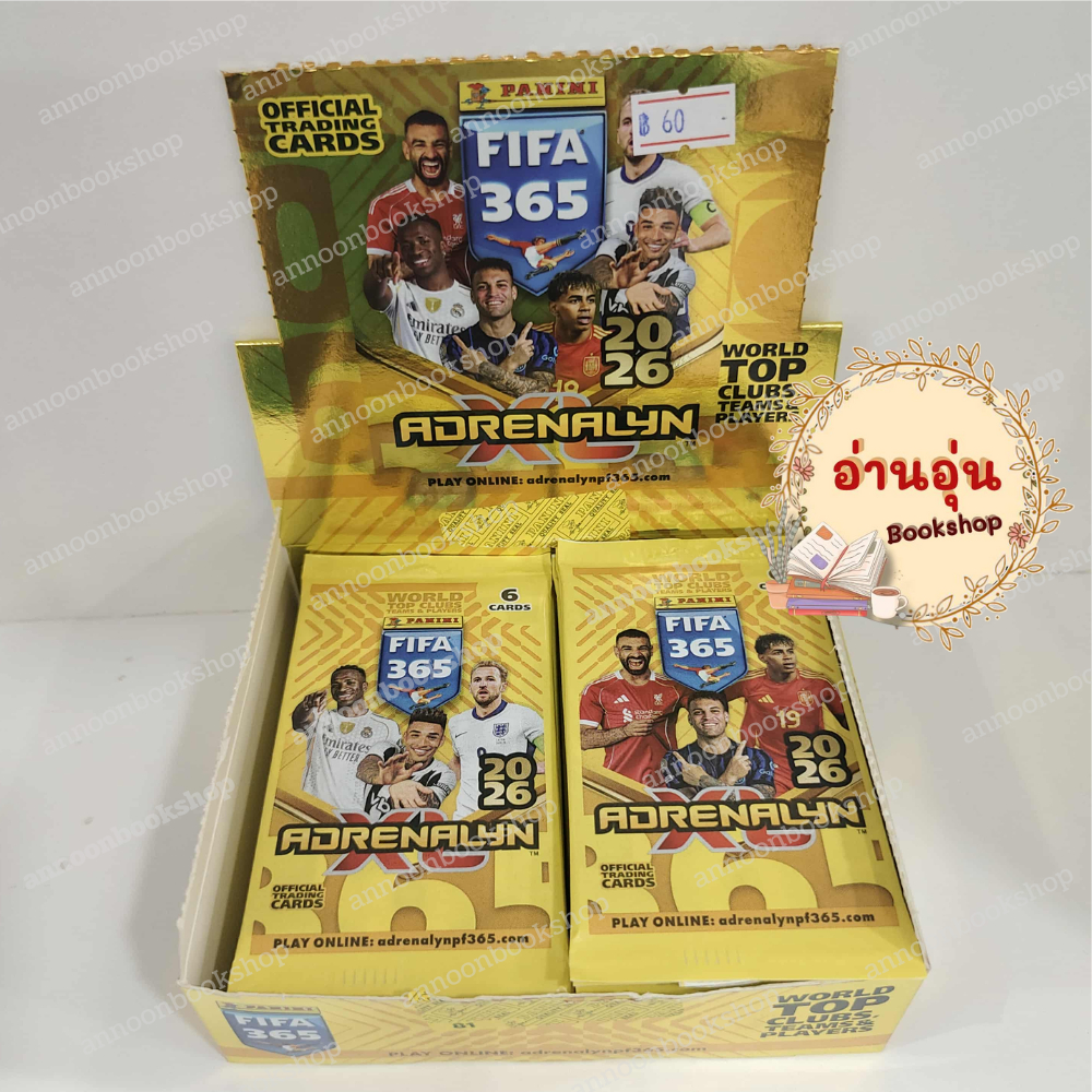 การ์ด (พร้อมส่ง) การ์ดสะสมฟุตบอล ฟีฟ่า 365 2026 อดรินาลีน การ์ดกีฬา Sports card