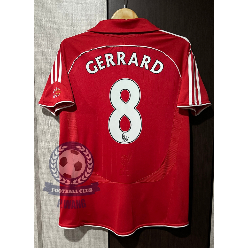 New!! เสื้อฟุตบอลย้อนยุค ( RETRO ) ลิวwลู Home ชุดเหย้า ปี 2006/2007 ฟลูออฟชั่น ชื่อเบอร์นักเตะ ( ลิวwลู-ครบทุกคน )
