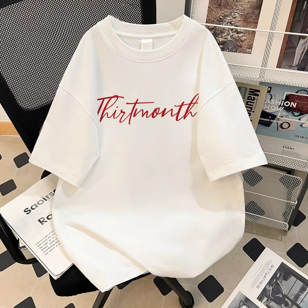✨【จัดส่งภายใน 24 ชั่วโมง】แขนสั้น เสื้อยืด ลายการ์ตูน เสื้อยืดคอกลม เสื้อยืดนักเรียนมัธยม ใส่สบาย