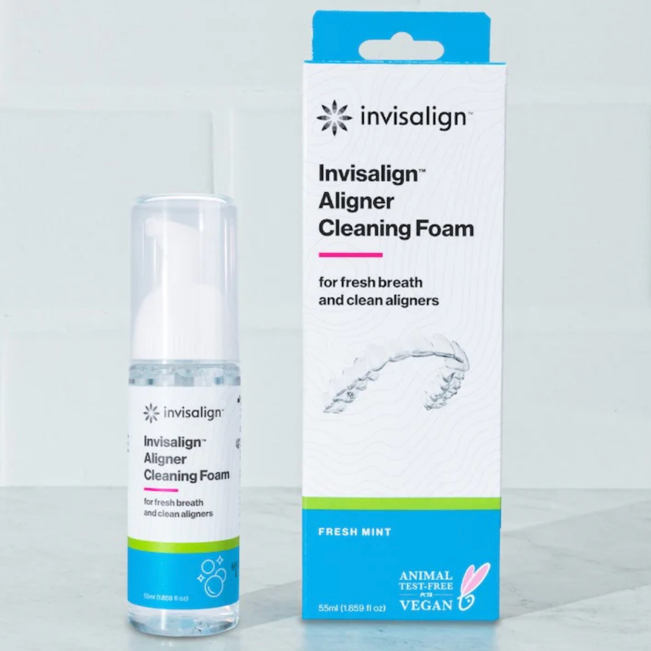 [เก็บ code ลดเพิ่ม 397]โฟมทำความสะอาดเครื่องมือจัดฟันใส Invisalign Aligner Cleaning Foam