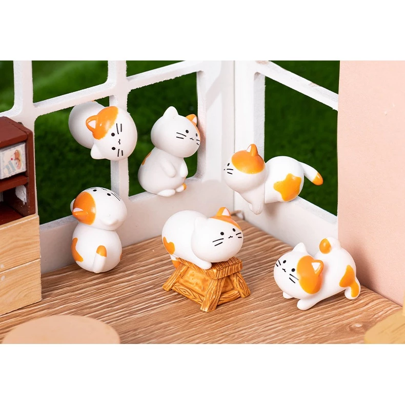 (1แพค 8 ตัว) ร้านไทยพร้อมส่ง! โมเดลแมว มี 2 เซต แมวส้ม ตุ๊กตาจิ๋ว ตุ๊กตาแต่งสวนจิ๋ว ตุ๊กตาจัดสวนถาด โมเดลจิ๋วแต่งสวน