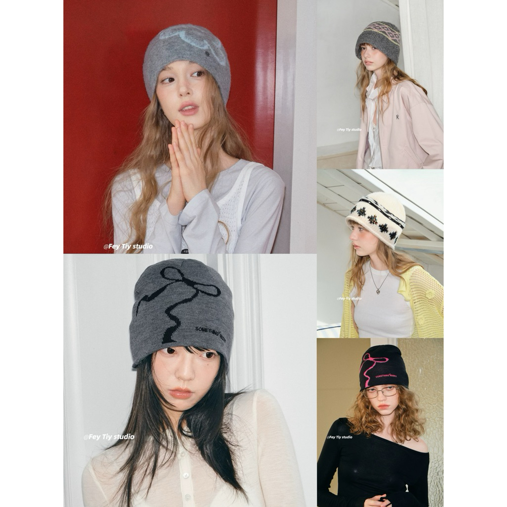 feytiy (โค้ดลด20%) knitted hat women's preorder 7-14วัน แท้100% จากชอป