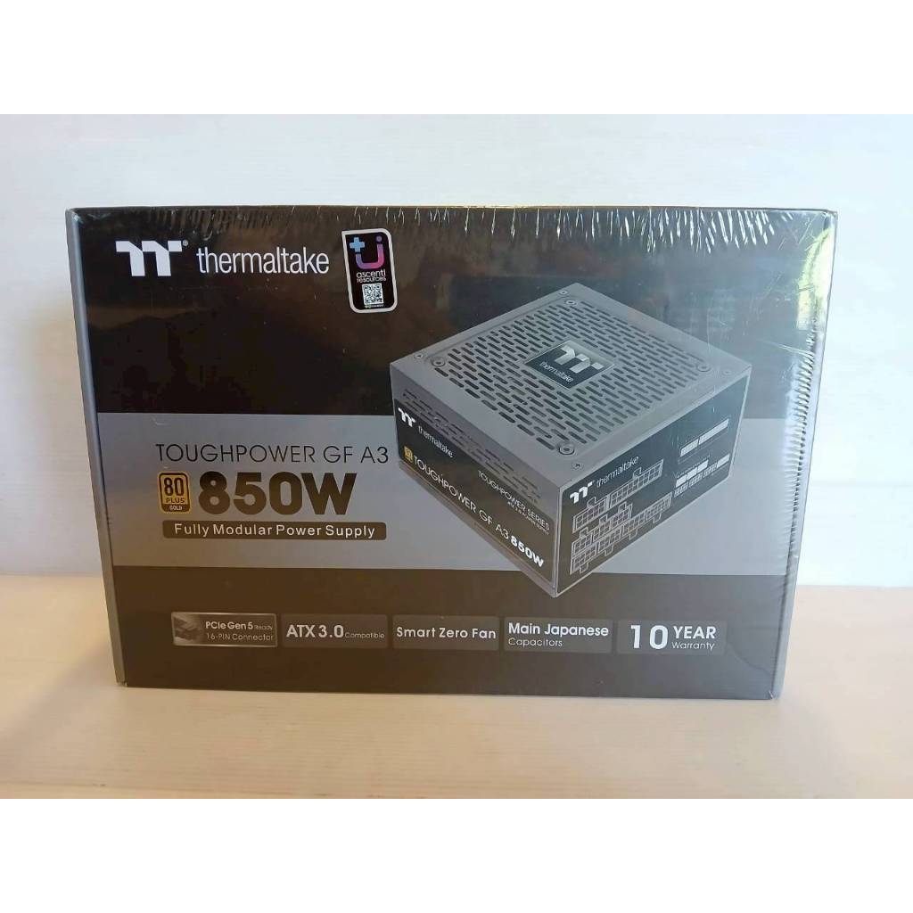 POWER SUPPLY (อุปกรณ์จ่ายไฟ) THERMALTAKE TOUGHPOWER GF A3 GOLD 850W - 850W 80 PLUS GOLD BLACK ATX