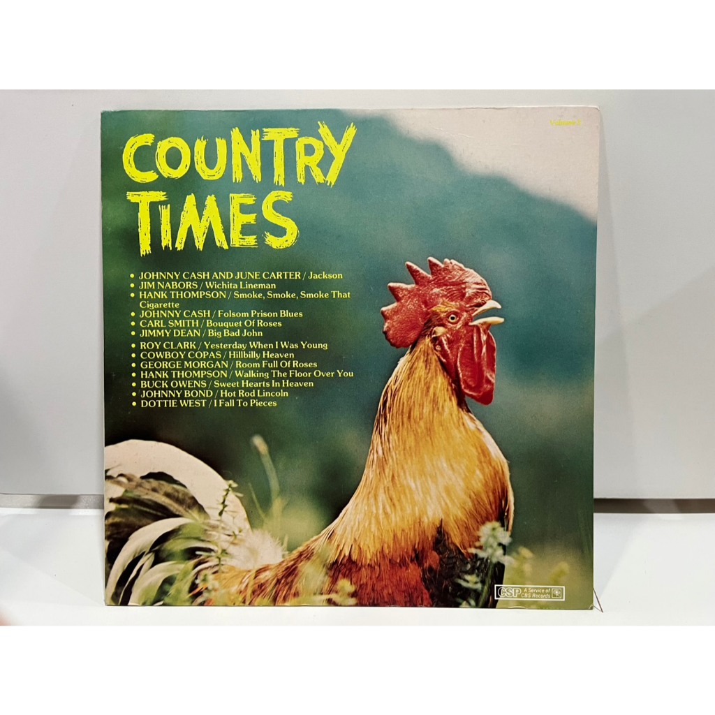 1LP Vinyl Records แผ่นเสียงไวนิล COUNTRY TIMES VOLUME 2 // COUNTRY TIMES VOLUME 2 (J21A100)