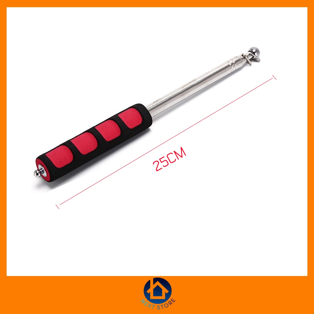 เสาธงแบบพกพา Telescopic Flag Pole ด้ามฟองน้ำกันลื่น เสายืดหดได้ เหมาะสำหรับธงเชียร์ ธงลม Windsock คละสี ราคา ถูกที่สุด ดีลบีเคเค แกลเลอรีภาพที่ 5