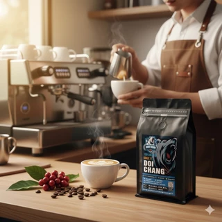 กาแฟดอยช้าง เกรดB บรรจุ 500g ตรา Angry Bears อราบิก้า100% คั่วสดใหม่ ทุกวัน ส่งตรงจากโรงคั่ว จ.เชียงราย