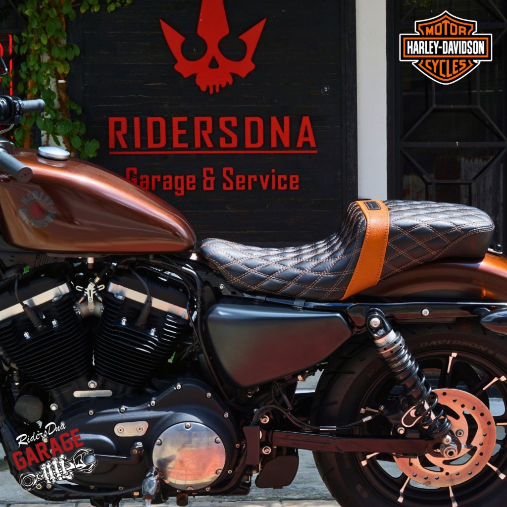 เบาะเจล RD สำหรับ Harley Davidson Sportster 48, Iron 883