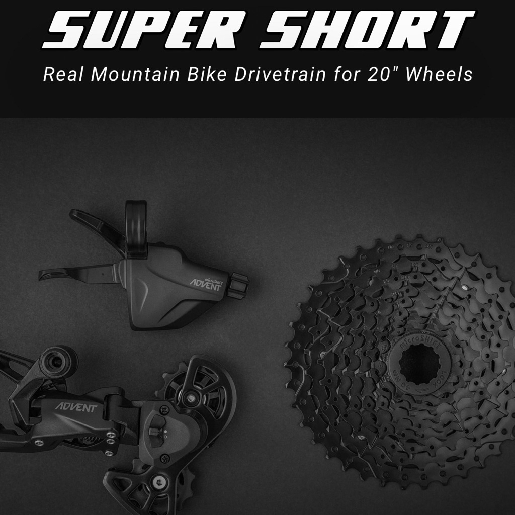 ชุดเกียร์ MICROSHIFT ADVENT 1x9 sp “Super Short“(ชุด 3 รูปที่ 2