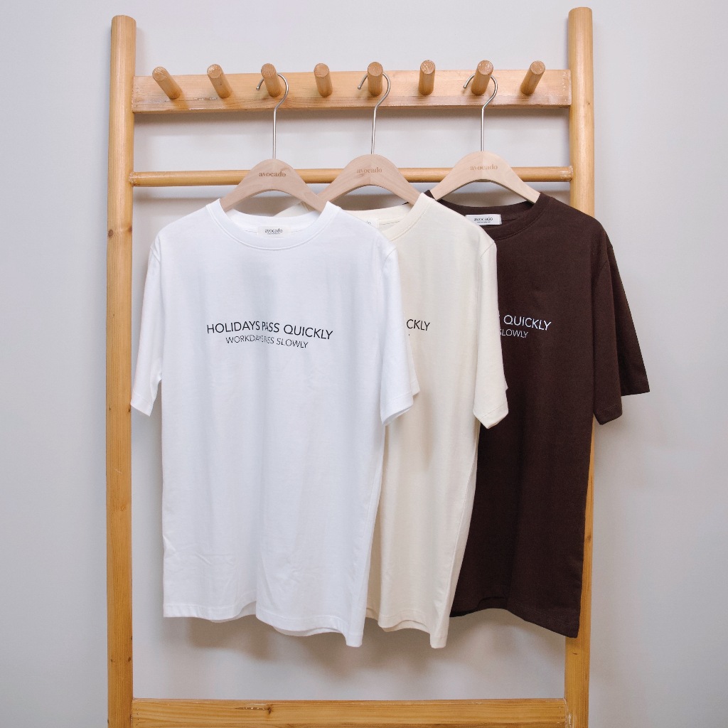 avo เสื้อยืดโอเวอร์ไซส์  cotton100%  bon voyage tee