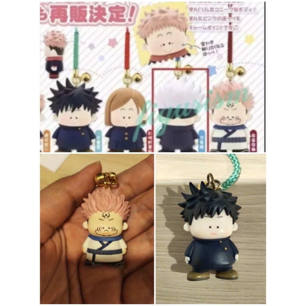 พวงกุญแจ megumi sukuna //// Netsuke Mascot Jujutsu Kaisen Gashapon