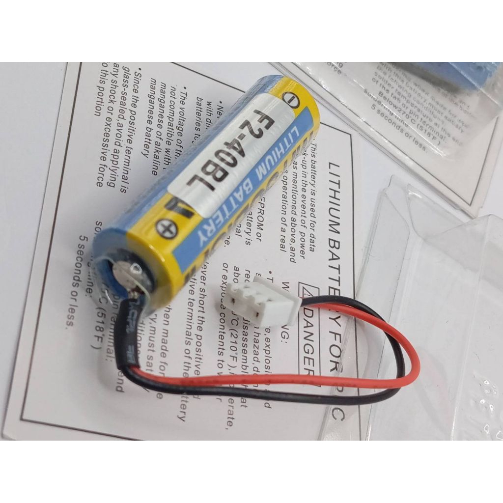 แบตเตอรี่ Mitsubishi F2-40BL. แบตเตอรี่ ลิเธียม PLC Mitsubishi F2-40BL Lithium Battery for PLC  สินค