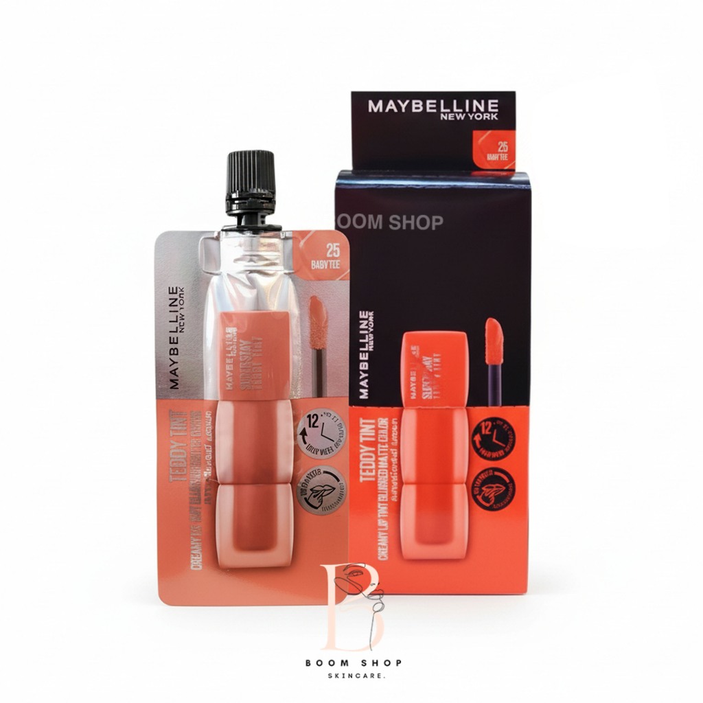 Maybelline Super Stay Teddy Tint  เมย์เบลลีน ซุปเปอร์สเตย์ เท็ดดี้ ทินท์ (6ซองx1กล่อง)