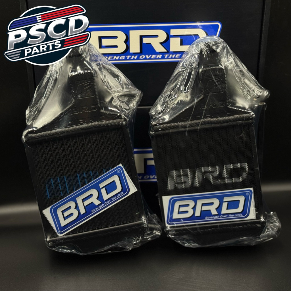 หม้อน้ำ BRD(บางมด) สีดำ สำหรับรถ GIORNO โลโก้มี 2 สีให้เลือก