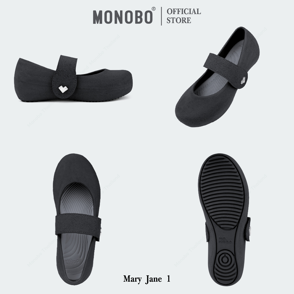 MONOBO รุ่น Mary jane 1 รองเท้าแตะแบบสวมแฟขั่น  ของแท้ 100% - รูปที่ 3