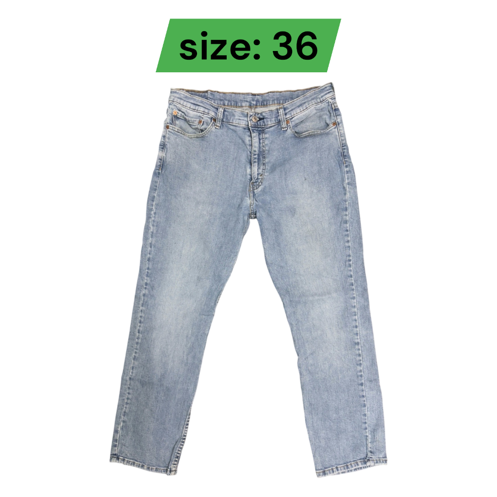กางเกงยีนส์ ลีวาย 511 เอว36 ยาว 40 ขา 7.5 มือสอง รหัสs36