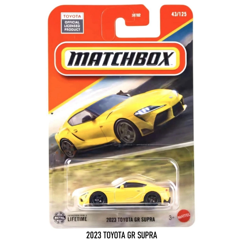 MATCHBOX : รุ่น TOYOTA GR SUPRA โมเดลรถเหล็ก ของเล่น ของสะสม ลิขสิทธิ์แท้ (ในร้านมีให้เลือกมากกว่า500แบบ) MB2C5