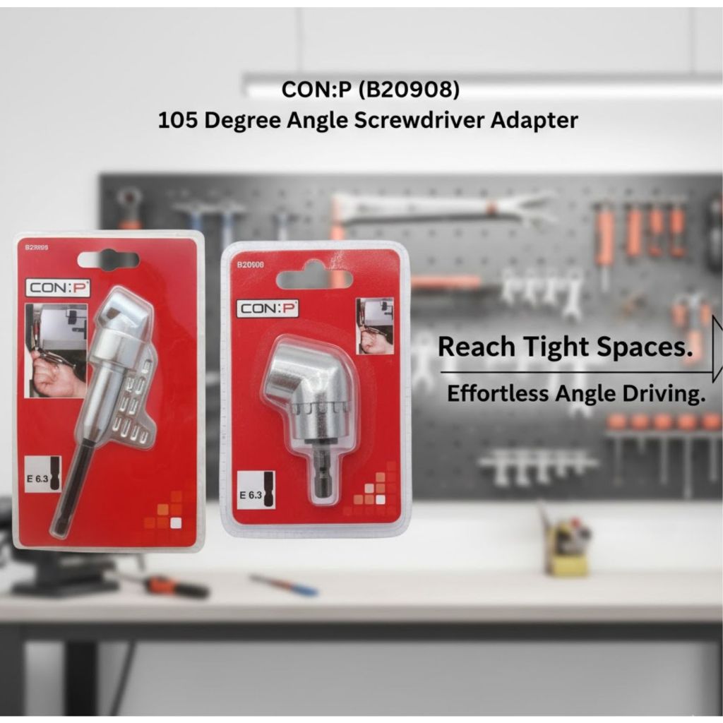 CON:P รุ่น B20908 หัวต่อไขควงทำมุม 105°