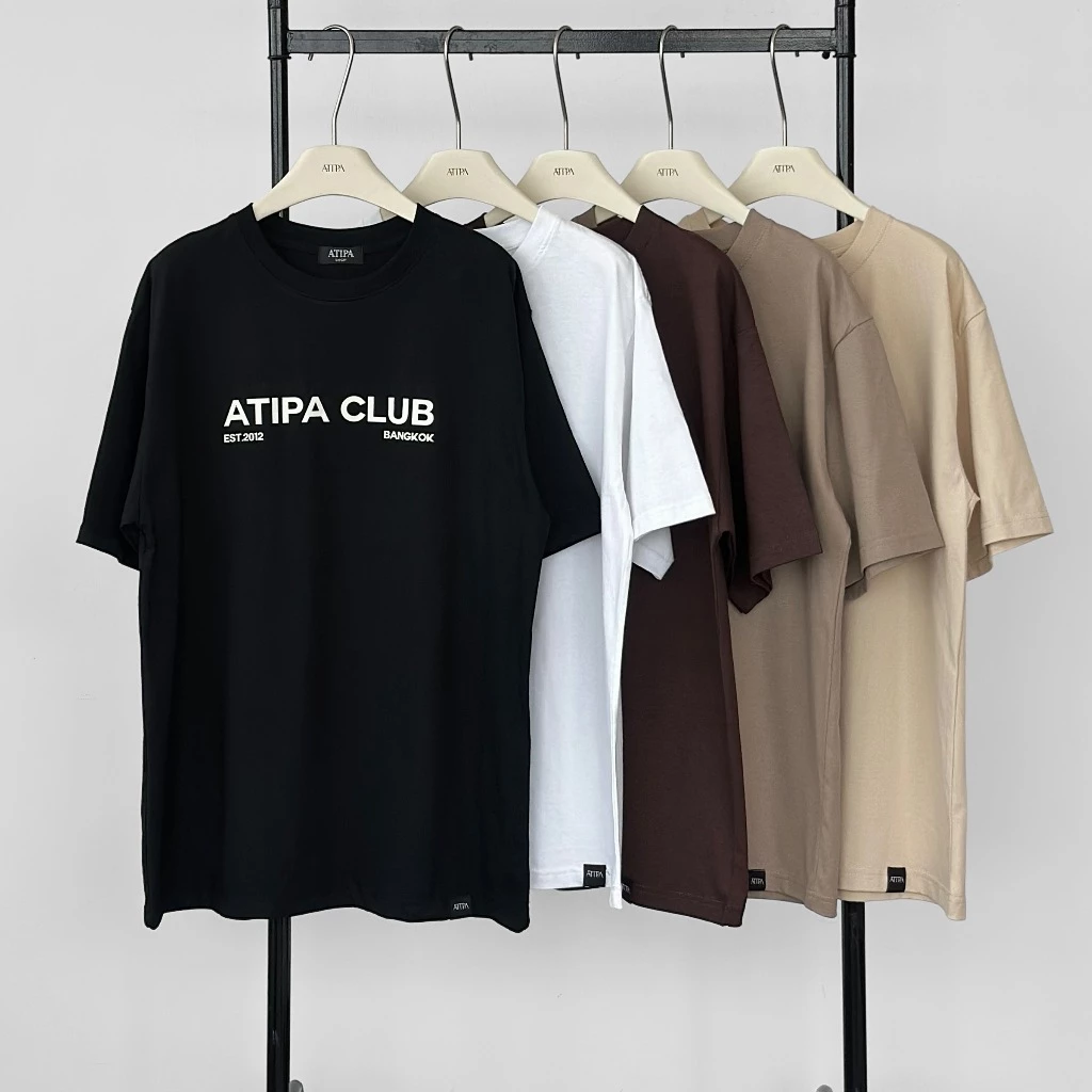 Atipashop - BANGKOK ATP OVERSIZE T-SHIRT เสื้อยืด แขนสั้น คอกลม โอเวอร์ไซส์ สกรีนลาย Unisex ใส่ได้ชาย หญิง