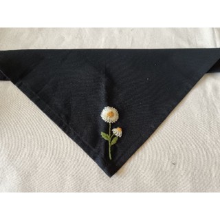 ผ้าโพกผม ผ้าโพกหัว ปักมือน่ารัก ผ้าฝ้ายสวยจ้า