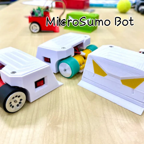 Sumo Robot หุ่นยนต์ซูโม่ MicroSumo Robot 150g โครงหุ่นยนต์ Sumo 150G โครงน้ำหนัก80G