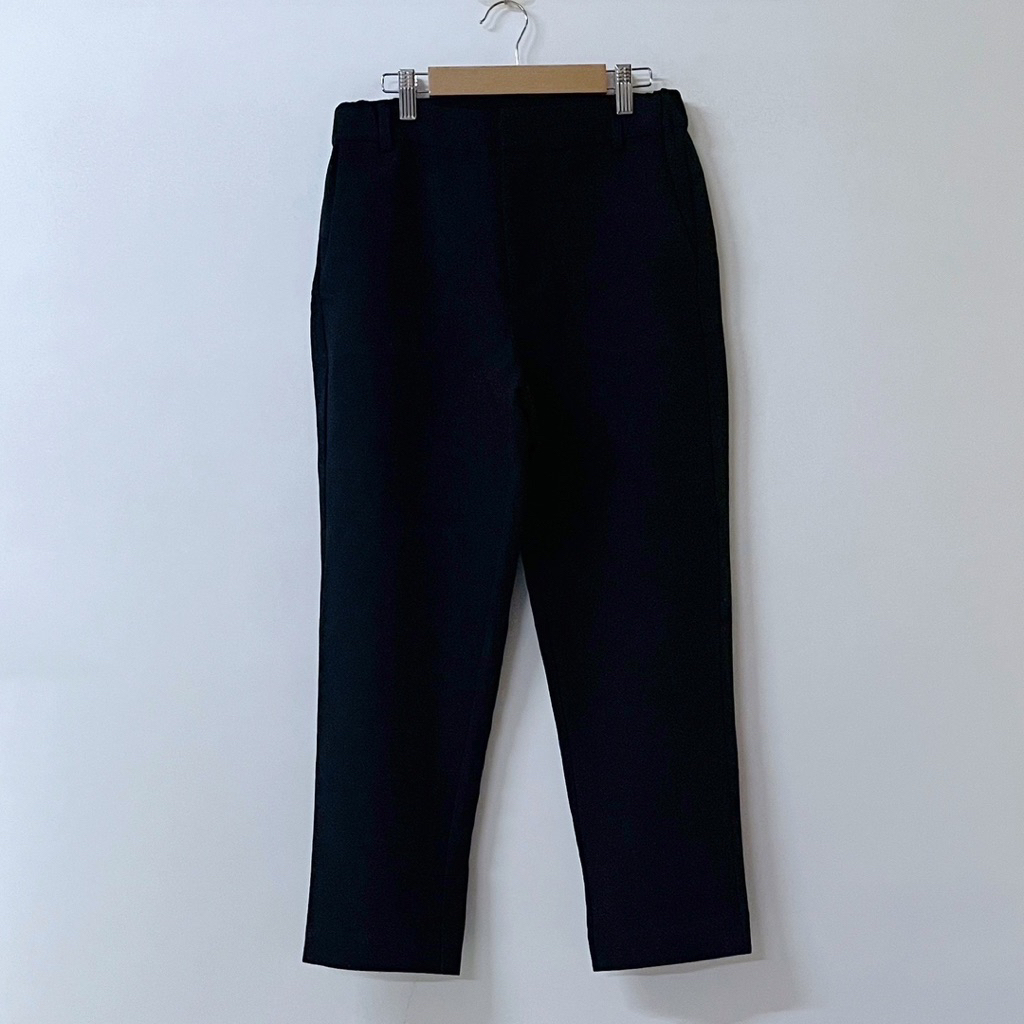 กางเกงผ้าทรงทำงาน RagOut สีดำ