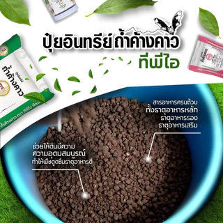 ปุ๋ยอินทรีย์อัดเม็ด ถ้ำค้างคาว ตรา TPIPL ทีพีไอโพลีน พืชสมบูรณ์ เขียว ดก แข็งแรง