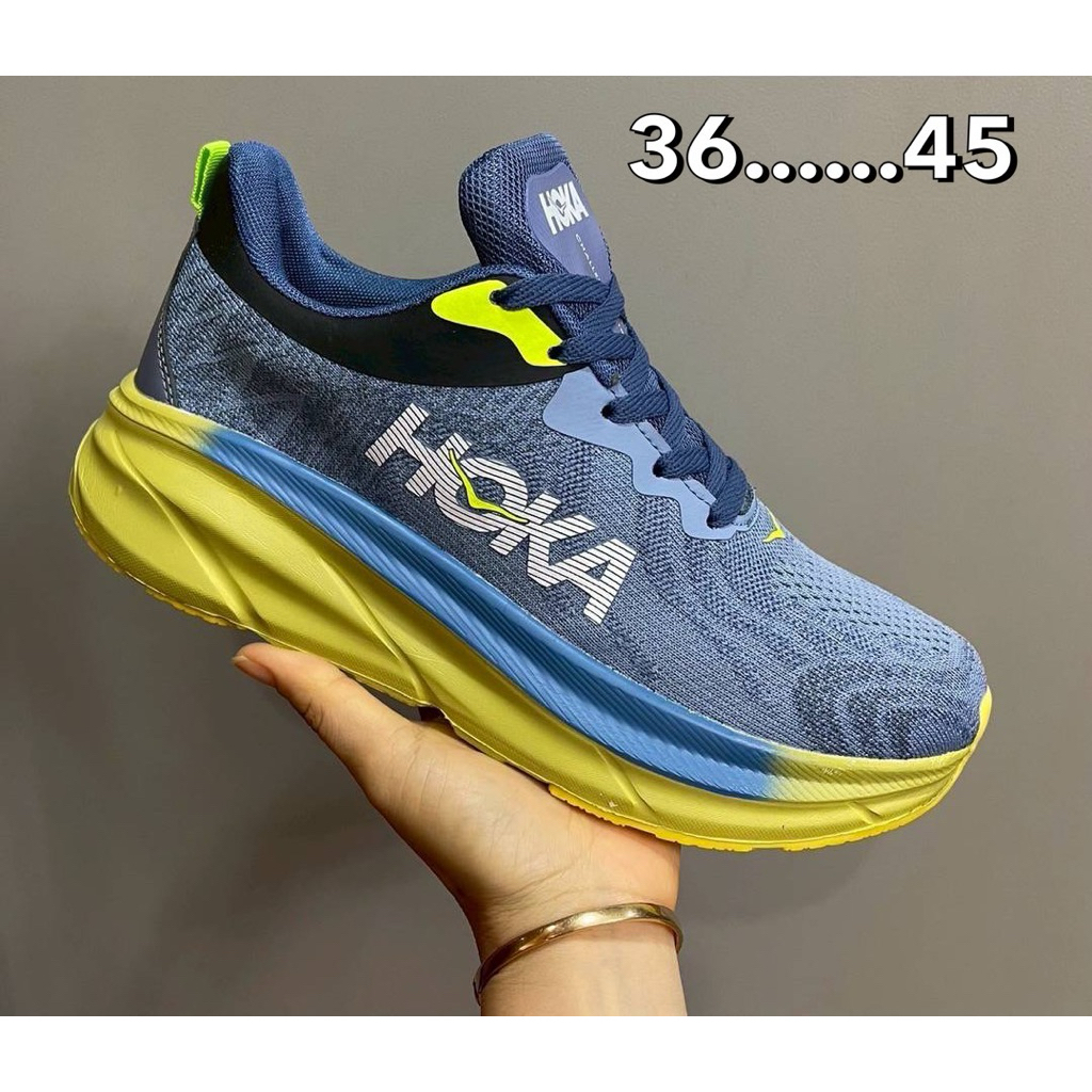 Hoka size 36…45 รองเท้าผ้าใบผู้ชายและผู้หญิง ราคา ถูกที่สุด ดีลบีเคเค แกลเลอรีภาพที่ 9