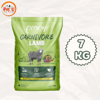 Pramy Carnivore อาหารแมวเกรดพรีเมียม ยกกระสอบ 7 kg สำหรับแมวทุกสายพันธุ์