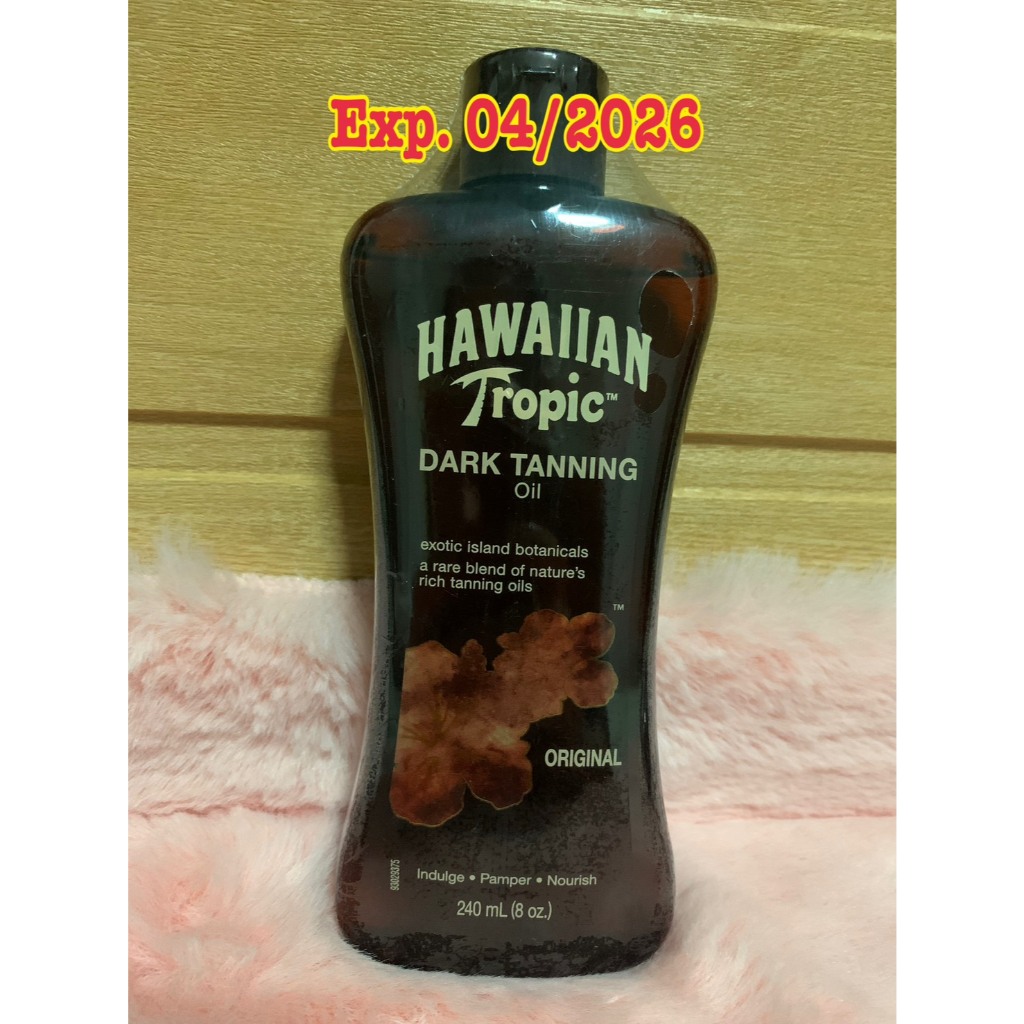 Exp. 04/2026 hawaiian tropic dark tanning oil 240ml