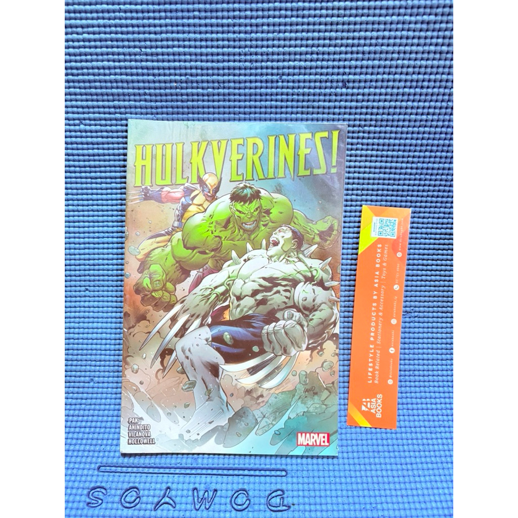 (ของแท้ป้ายasia books)Marvel Comics Hulkverines  Marvel Comics มือ2