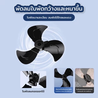 พัดลมตั้งพื้นขนาด18นิ้ว 3ใบพัด ปรับความเร็วลมได้ ใบพัดหนาถอดออกได้ ปรับส่ายได้ ถอดประกอบและทำความสะอาดได้ง่าย