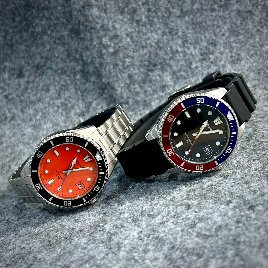 Casio Standard นาฬิกาข้อมือ รุ่น MDV-10 MDV-10C MDV-10D (MDV-10-1A1,MDV-10C-1A2,MDV-10D-1A3)