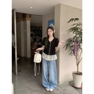 🧡LINNA🧡Hเวอร์ชั่นเกาหลี สไตล์ใหม่ แขนสั้น เสื้อเชิ้ต สไตล์แฟชั่น